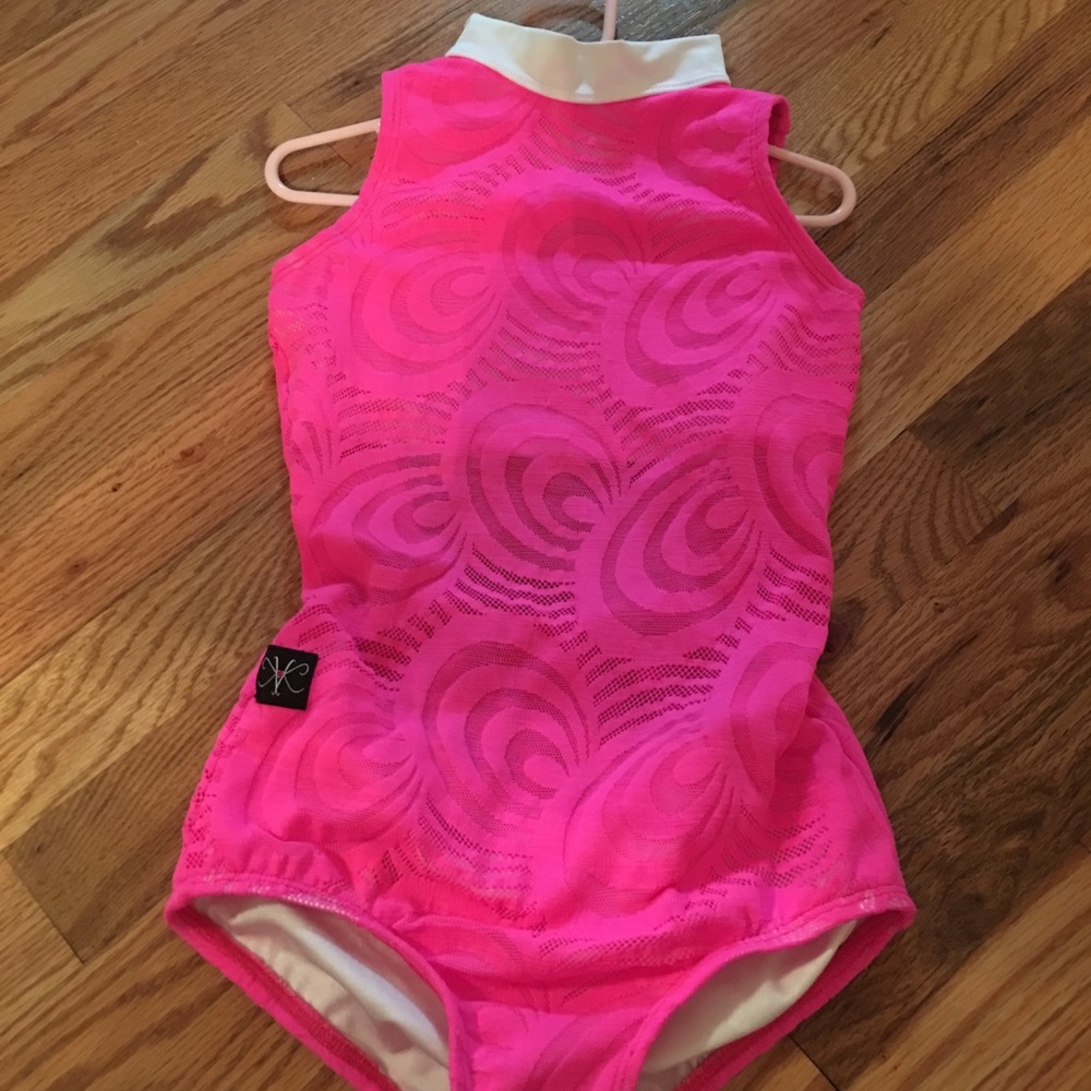 Kandi Kouture CXL leotard hot pink
